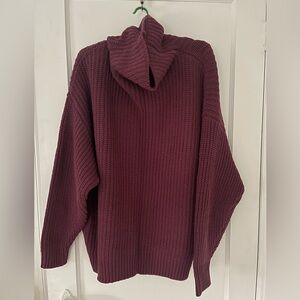 Brand New w/o Tags: Free People Chunky Mock Neck/Turtleneck Sweater